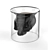 Crystal Skull Glass 3D model small image 1