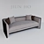 Elegant Cheverny Sofa 3D model small image 1