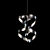 Astro Metal Chandelier 3D model small image 1