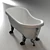 Vintage-inspired Kerasan Retro Bath 3D model small image 2