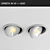 Title: Orbita W+Uno Directional LED Recessed Light 3D model small image 1