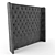 Elegant Linen Upholstered Headboard 3D model small image 2