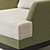 Modern Comfort Carson Armchair 3D model small image 3