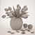 Elegant White Tulips in Vase 3D model small image 3