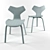 Sleek Arne Jacobsen Chair 3D model small image 3