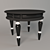 Italian Coffee Table & Chair Set 3D model small image 2