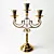 Elegant Candle Holder 3D model small image 1