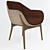 Nido Armchair: Elegant Comfort for Your Home 3D model small image 1