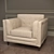 Mestre Armchair: Fratelli Barri's Luxury 3D model small image 1