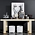 Elegant Console Table Set 3D model small image 1