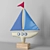 Nautical Dream - Decorative Boat Toy 3D model small image 1