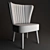 Elegance Reimagined: Classic Armchair 3D model small image 2