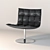 Elegant Turkana Swivel Chair 3D model small image 1