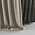 Sleek Mirage: Modern Curtain 3D model small image 2