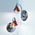 SvetResurs Russia Bra 354-201-01: Modern Metal and Glass Pendant Light 3D model small image 2