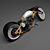 HD Face F**k Custom Harley-Based Motorcycle 3D model small image 1