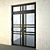 Industrial Metal Loft Door 3D model small image 1