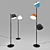 Tam Tam Floor Lamp | Unique Rotating Shades 3D model small image 1