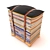 Versatile Book Chair Stand 3D model small image 1