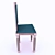 Tara Shaw 2013 Chair: Elegant Walnut & Copper 3D model small image 2
