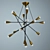Sarfatti's Metal Sputnik Chandelier 3D model small image 1