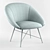 Silvio Cavatorta Designer Chair 3D model small image 3