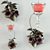 Red Flower Glass Candlestick 3D model small image 3