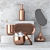 Copper Gleam Bath Set 3D model small image 1