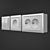 Legrand Socket Range: Power Up Your Space 3D model small image 1