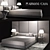 Elegant Armani Bed: BOTTICELLI 3D model small image 1