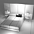 Elegant Armani Bed: BOTTICELLI 3D model small image 3