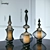 Elegant Table Lamps by Forestier 3D model small image 1
