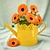 Radiant Calendula Bouquet 3D model small image 1