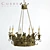 Regal Crown Chandelier by Currey 3D model small image 1