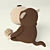 Cuddly Monkey Toy 3D model small image 2