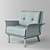 Covre ART. 840 Unwrap Armchair 3D model small image 2