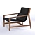 Thames Lounge Chair: Modern Comfort in Elegant Design 3D model small image 1