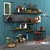 Designer Decor Set: Shelves, Lighting, Art, and More 3D model small image 2