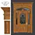 Elegant Entry Door by Nikma 3D model small image 1