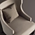 Andrew Martin Northumberland Chair: Classic Elegance and Comfort 3D model small image 2