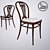 Modern Viennese Chair: Timeless Elegance 3D model small image 1