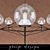 Rowan Chandelier: Elegant Lighting Solution 3D model small image 2