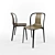 Vitra Belleville Side Chair: Sleek Simplicity for Modern Spaces 3D model small image 2