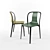 Vitra Belleville Side Chair: Sleek Simplicity for Modern Spaces 3D model small image 3