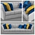 Comfort Plus Sofa 3D model small image 1