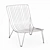 Stylish Monaco Lounge Chair 3D model small image 2