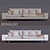 Bonaldo Avarit Sofa: Versatile and Stunning 3D model small image 1