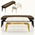 Prong Bench: Elegant & Functional 3D model small image 1