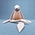 Lazy Sloth Plush Toy 3D model small image 1