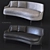 Flexform Guscio: Elegant and Versatile Sofa 3D model small image 1